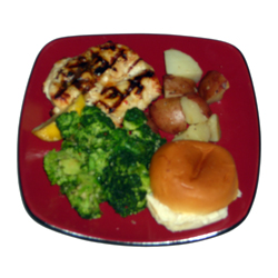Chicken dinner prepared by Joanie's Catering of Hutchinson, MN 55350